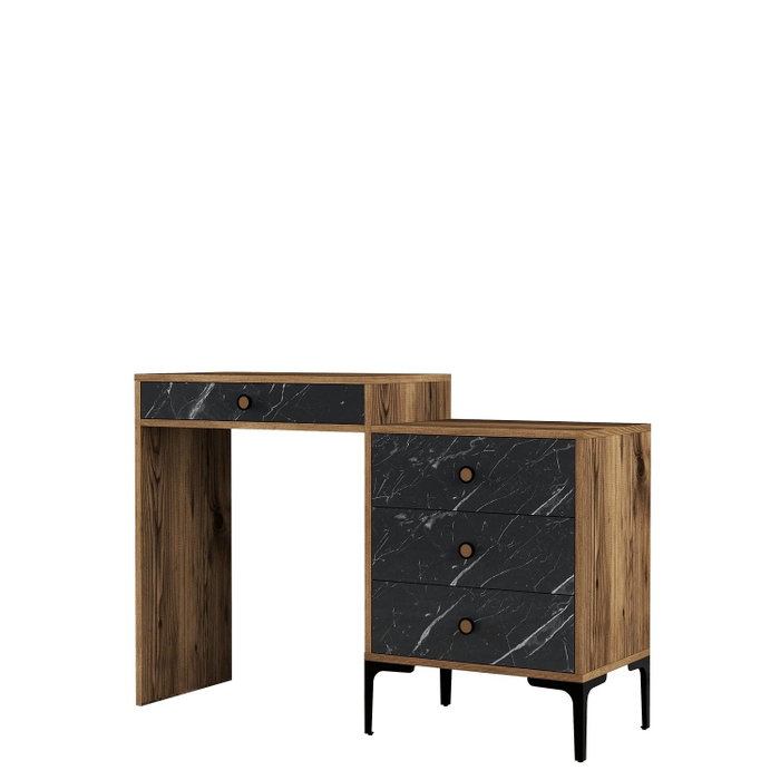 Hanah Home Lizbon 555 Tocador Nogal y Negro Hanah Home Lizbon 555 Tocador Nogal y Negro